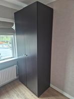 Kleding kast, donkerbruin, 236 hoog, 100 breed, 60 diep., Huis en Inrichting, Kasten | Roldeurkasten en Archiefkasten, Ophalen