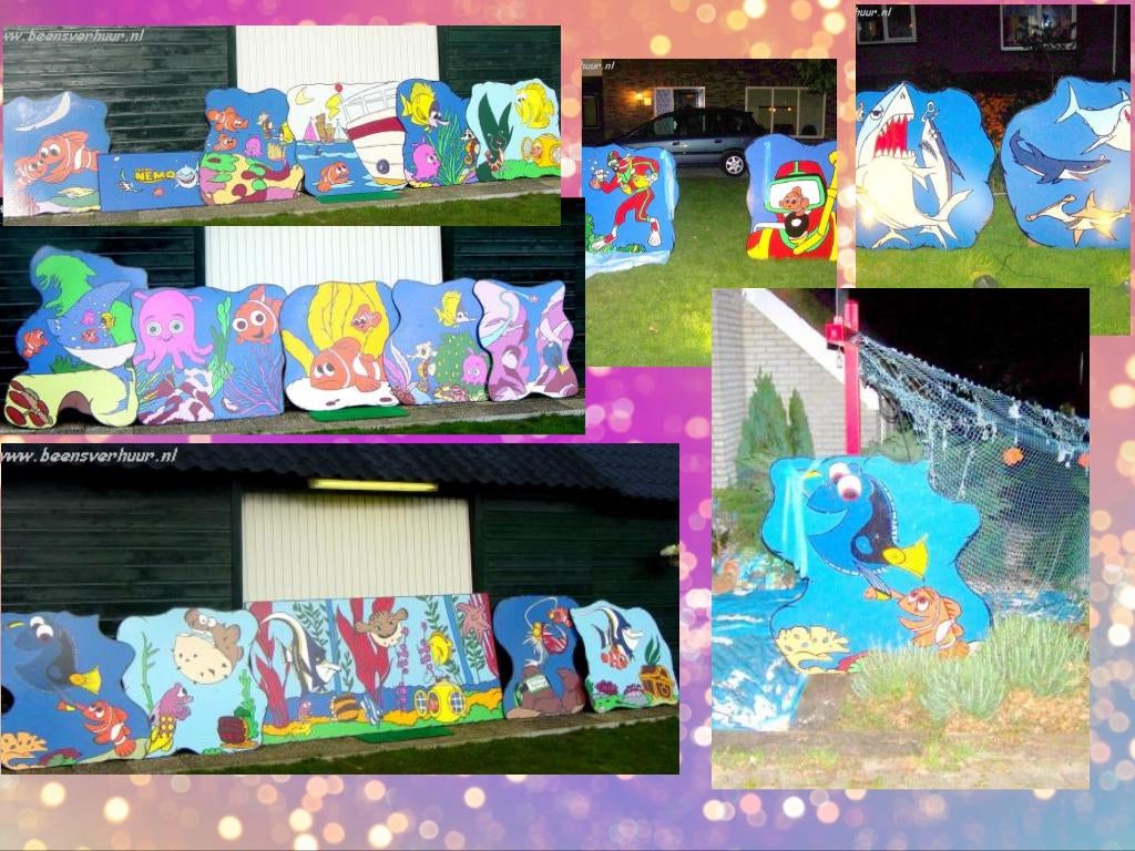 Straatversiering Finding Nemo te huur, Hobby en Vrije tijd, Feestartikelen | Verhuur, Gebruikt, Overige, Ophalen
