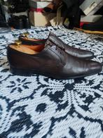 Santoni Leren Schoenen, Kleding | Heren, Ophalen of Verzenden, Zo goed als nieuw, Bruin