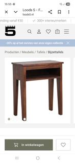 Gezocht!!!!!! Nachtkastje/bijzettafel hout (Raw Materials), Ophalen of Verzenden, 25 tot 50 cm, Rechthoekig, 50 tot 100 cm