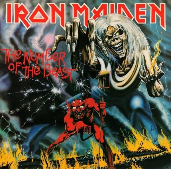 Iron Maiden – The Number Of The Beast 1982 Heavy Metal, Gebruikt, Originele persing, 1980 - 1989, Ophalen of Verzenden