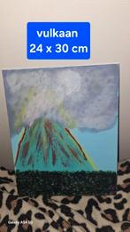 Schilderij "vulkaan ", Ophalen of Verzenden