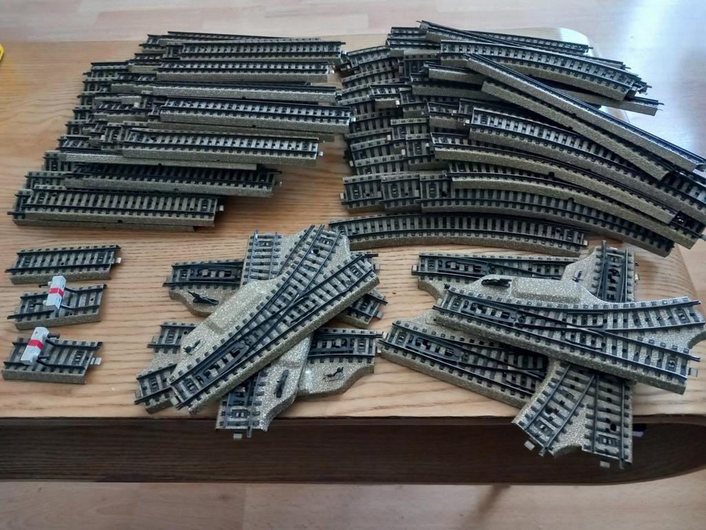 Marklin H0 treinbaan rails, Hobby en Vrije tijd, Wisselstroom, Gebruikt, Rails, Ophalen of Verzenden