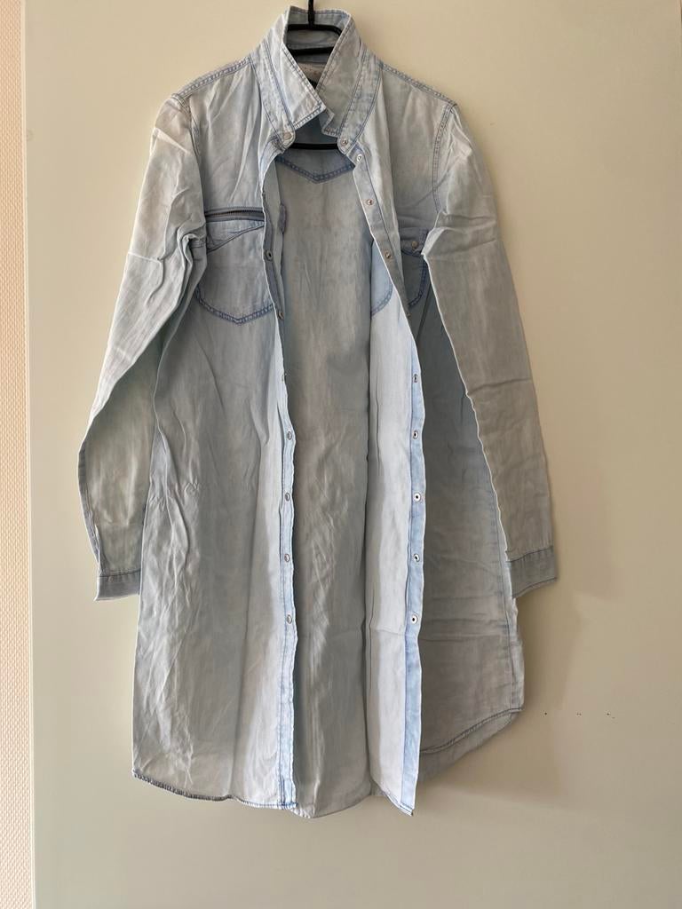 Vero moda spijkerblouse, Ophalen of Verzenden, Zo goed als nieuw, Maat 38/40 (M), Blauw