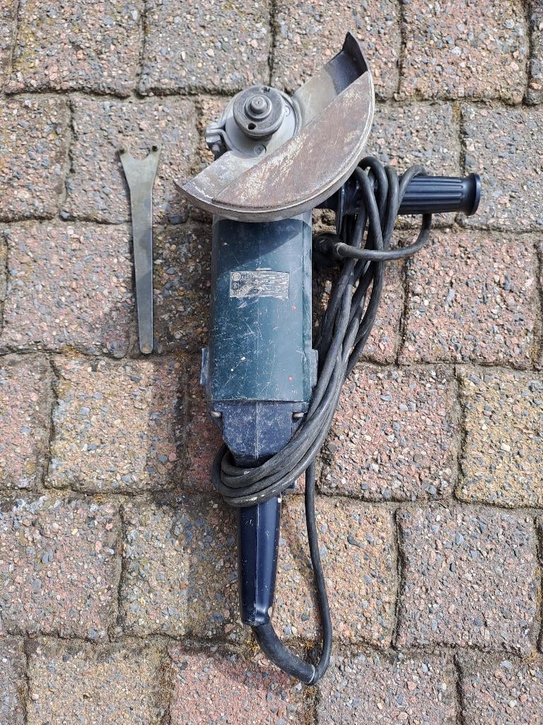 haakse slijper, Doe-het-zelf en Verbouw, Gereedschap | Slijpmachines, Ophalen, Gebruikt, 1000 watt of meer, Haakse handslijpmachine