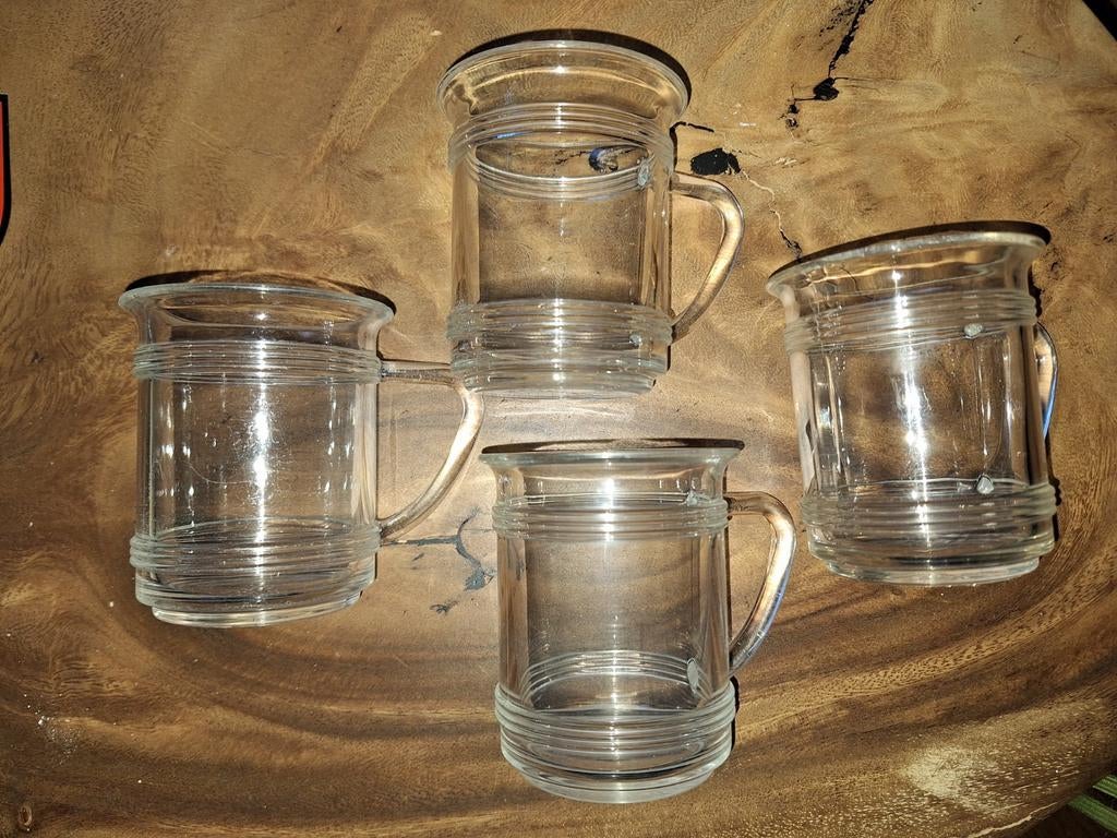 Jan des Bouvrie Pickwick theeglazen 4 stuks, Huis en Inrichting, Ophalen of Verzenden