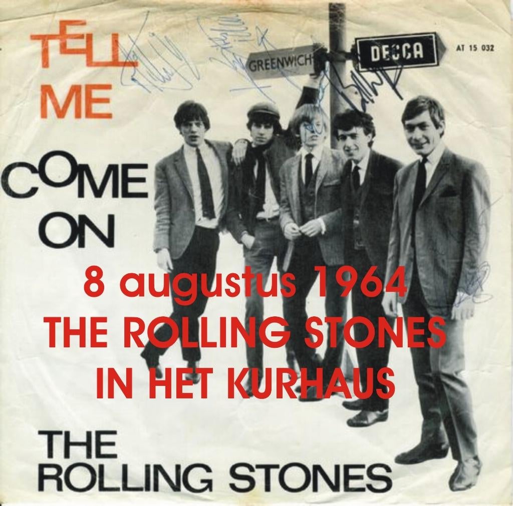 Single Rolling Stones handtekening op hoes 8 augustus 1964, Single, Ophalen of Verzenden, Pop, 1960 - 1969