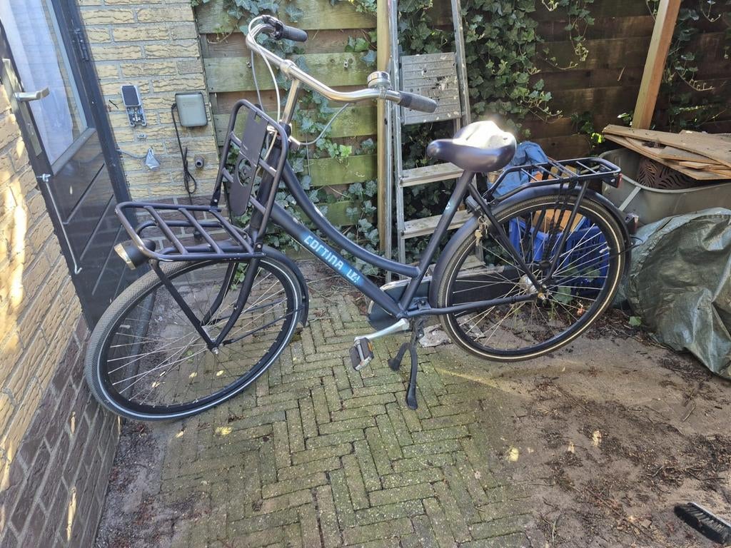 Mooie donkerblauwe Cortina fiets, framemaat 58, Overige merken, Gebruikt, Versnellingen, 56 cm of meer