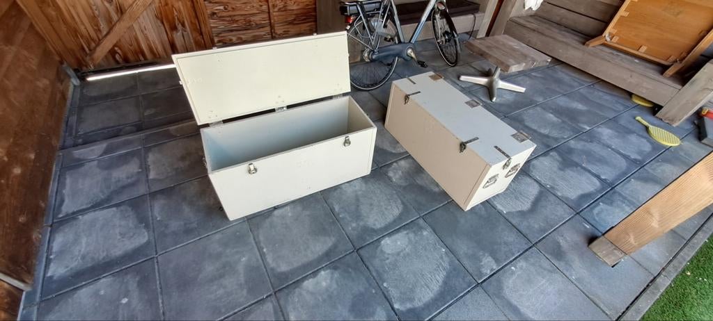 Oude leger kisten, Minder dan 50 cm, Gebruikt, 50 tot 100 cm, Ophalen of Verzenden