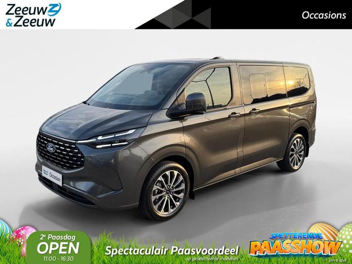 Ford Transit Tourneo Custom 340 2.5 PHEV L1H1 Titanium X Aut, Auto's, Ford, Bedrijf, Te koop, Transit, 360° camera, ABS, Achteruitrijcamera