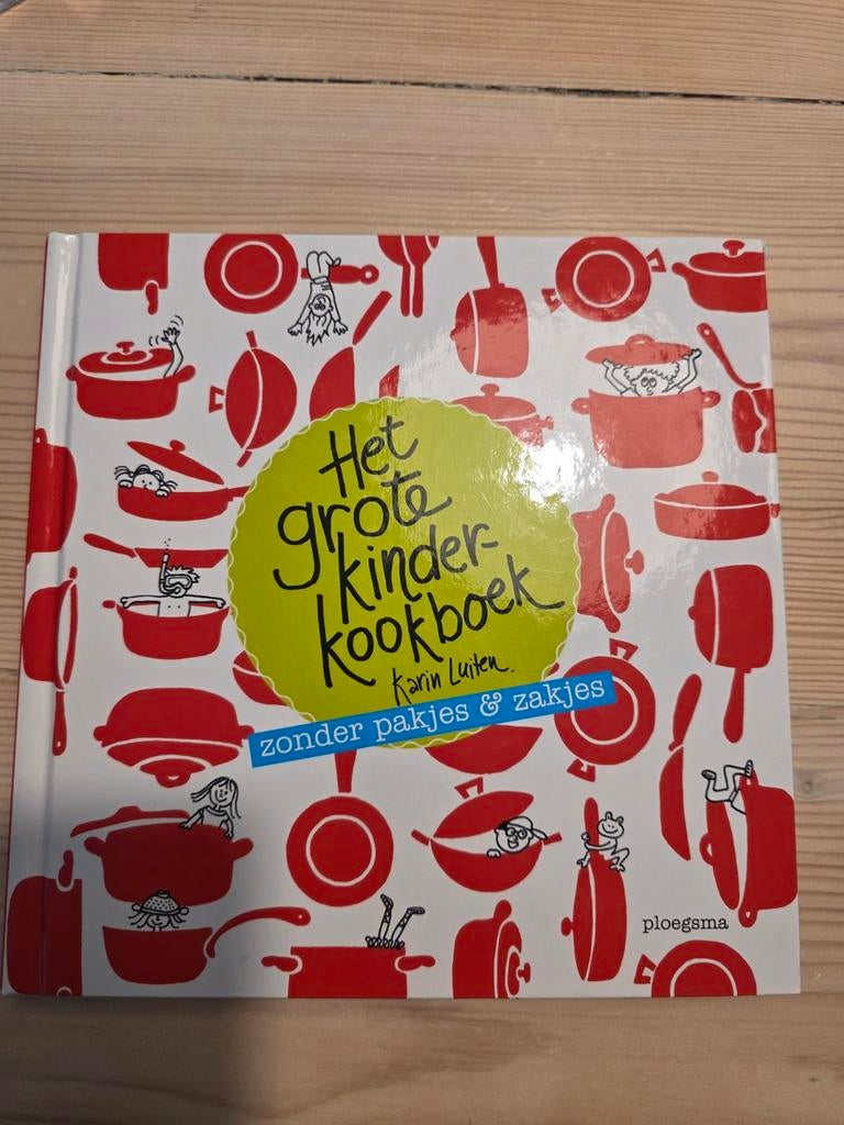 Het grote kinderkookboek - Karin Luiten, Karin Luiten, Hoofdgerechten, Ophalen of Verzenden, Zo goed als nieuw