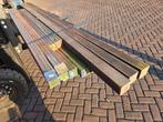 Restant hardhouten palen  8.0x8.0 cm - nr: HB89, Ophalen, Palen, Nieuw, Hardhout
