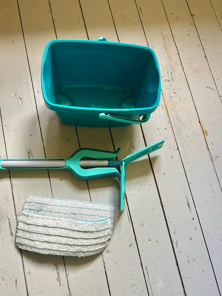 Leifheit Dweil met emmer, Huis en Inrichting, Schoonmaakartikelen, Ophalen, Mop of Dweil