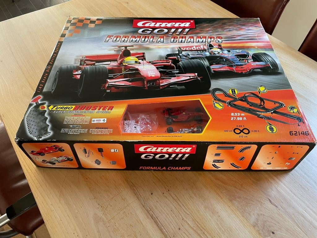 Racebaan Carrera Go!!! Formula Champs, Ophalen, Carrera, Elektrisch, Met looping