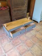 Strakke Antieke Grenen Kast met Planken in de Krijtverf., Antiek en Kunst, Ophalen