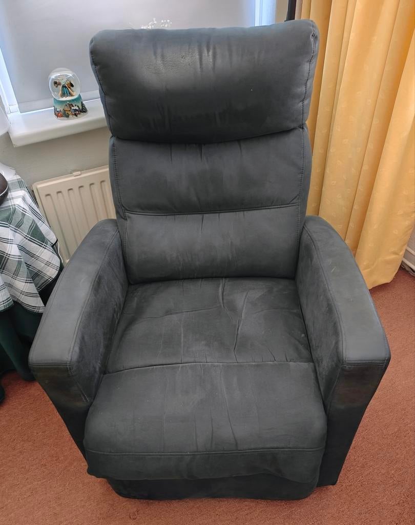 Relaxfauteuils, 2 stuks, Ophalen, 75 tot 100 cm, Minder dan 50 cm