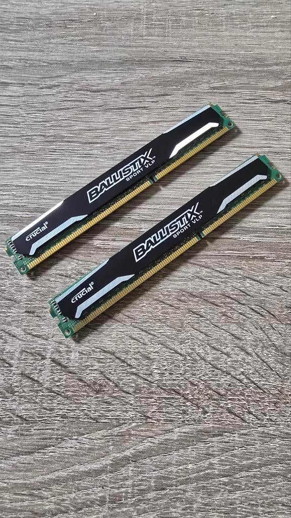 2 x 8 Gb DDR3 SDRAM BallistiX sport vlp., Computers en Software, RAM geheugen, DDR3, Ophalen of Verzenden, Desktop, 16 GB