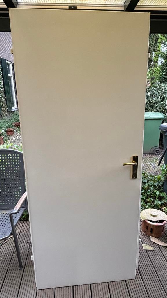 7 Opdekdeuren 200x83 cm met deurklinken, Ophalen, Gebruikt, 80 tot 100 cm, Binnendeur