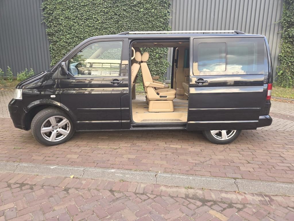 Volkswagen 2006 Zwart Multivan TDI., 2491 kg, Zwart, Diesel, Particulier