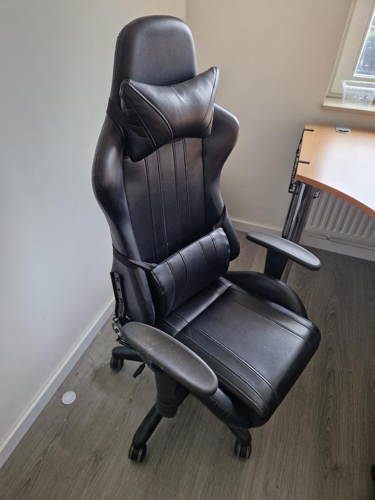 Bureaustoel / gaming stoel leder look, Huis en Inrichting, Bureaustoelen, Ophalen, Gaming bureaustoel, Gebruikt, Bureaufiets