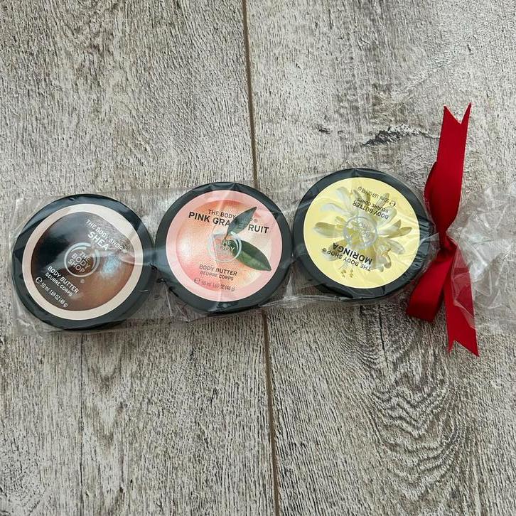 The Body Shop Body Butter Trio – 3x 50ml – Nieuw, Ophalen of Verzenden, Nieuw, Bodylotion, Crème of Olie
