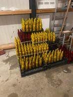 Decoratieve flessen - Geel en Rood, Ophalen, Gebruikt