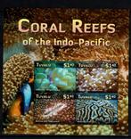 TUVALU 2015 PF BLOK KORAAL KORALEN CORALS ZEELEVEN 1, Ophalen of Verzenden, Postfris, Dier of Natuur