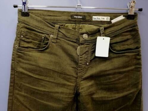 Antony Morato kaki groene jeans Fredo super skinny 164 31909, Broek, ., Antony Morato, Ophalen of Verzenden