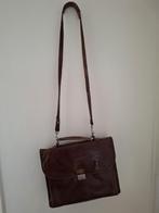 Mooie leren schoudertas, Ophalen of Verzenden, Bruin