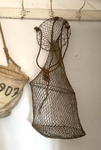 Brocante oud visnet / leefnet, Ophalen of Verzenden