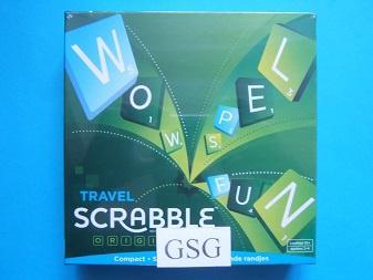 Travel scrabble original nr. CJT16-00, Hobby en Vrije tijd, Gezelschapsspellen | Bordspellen, Nieuw, Ophalen