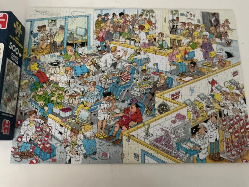 Jan van Haasteren, Ophalen, 500 t/m 1500 stukjes, Zo goed als nieuw