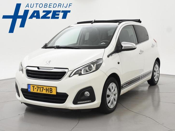 Peugeot 108 1.0 VTi AUT. ALLURE TOP! CABRIO + LEDER | CAMERA, Auto's, Peugeot, Bedrijf, Te koop, ABS, Achteruitrijcamera, Airbags