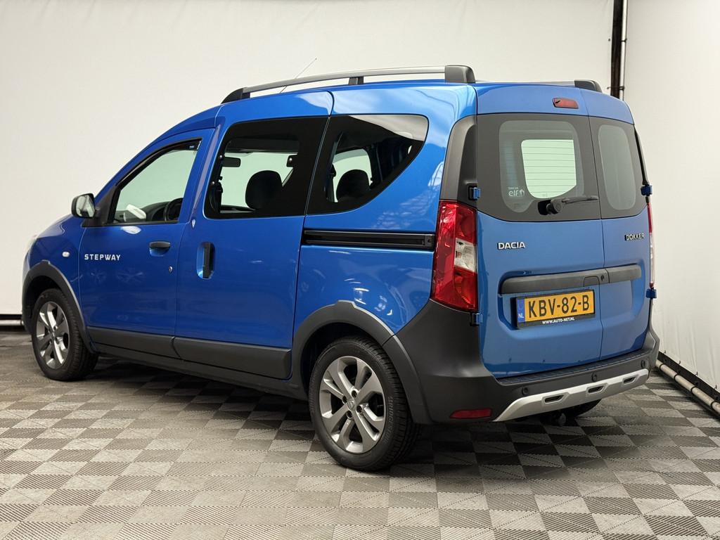 Dacia Dokker 1.2 TCe Stepway Navi Airco LM Trekhaak, Auto's, Dacia, Voorwielaandrijving, Euro 5, Stof, Gebruikt