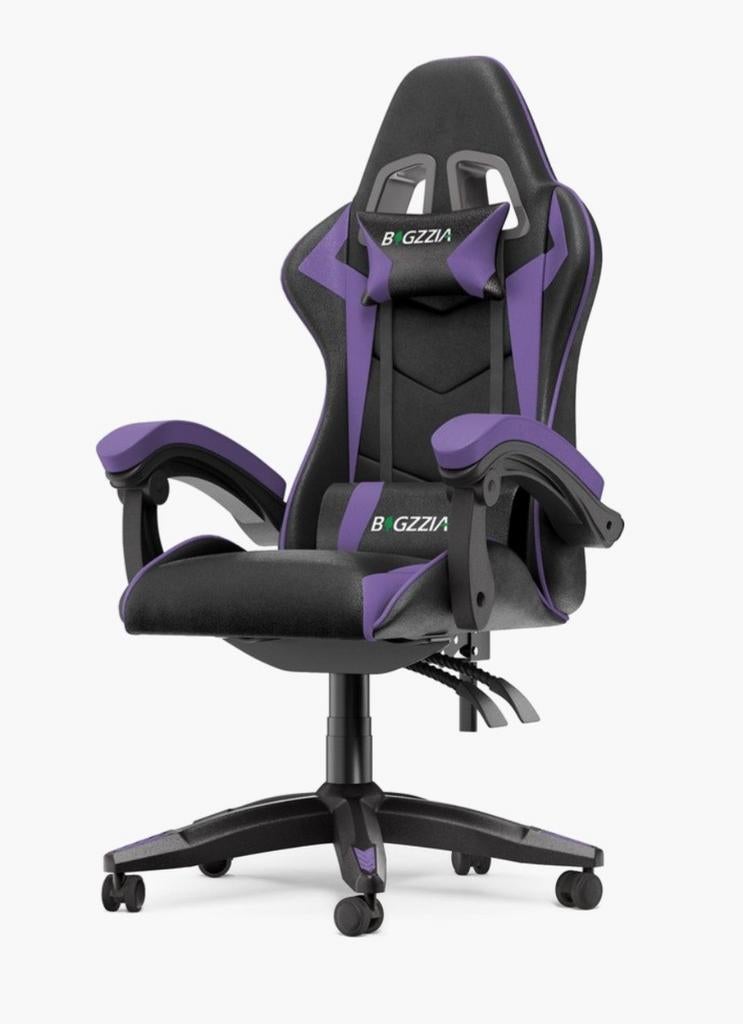 Nieuwe Bigzzia Gaming stoel, ....., Zwart, ......, Nieuw