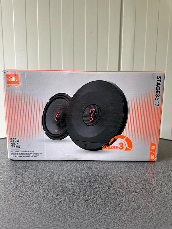 JBL Stage3 627 - Autospeakers - Ø 16,5 cm - 2-weg Coaxiaal, Auto diversen, Autospeakers, Zo goed als nieuw, Ophalen of Verzenden