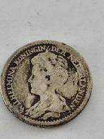 25 cent Nederland, Ophalen of Verzenden, Koningin Wilhelmina, 25 cent, Zilver