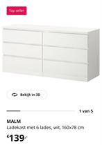 Ikea malm kast goed in staat. 160cm x 78cm, Huis en Inrichting, Kasten | Ladekasten, Ophalen, 150 tot 200 cm, Zo goed als nieuw