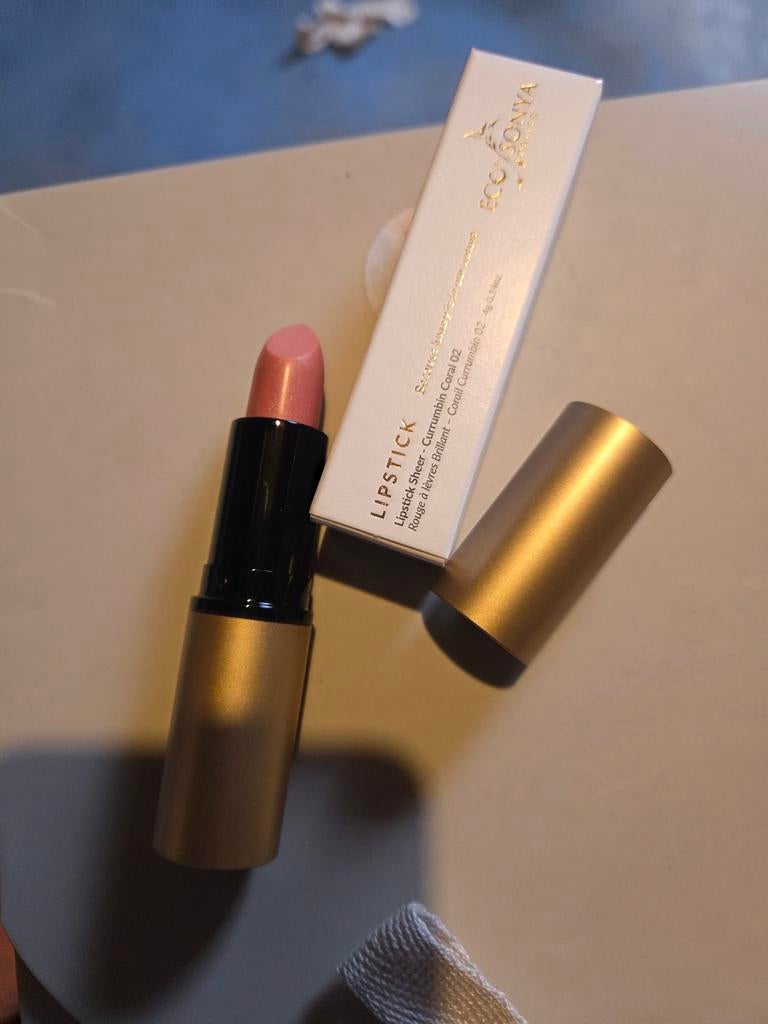 Eco by Sonya Lipstick Sheer - Currumbin Coral 02, Lippen, Nieuw, Ophalen of Verzenden, Make-up