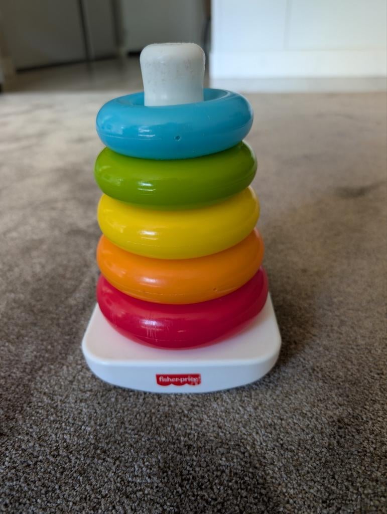Fisher-Price Stapeltoren met Ringen - Zo goed als nieuw, Ophalen of Verzenden, Zo goed als nieuw, Overige typen