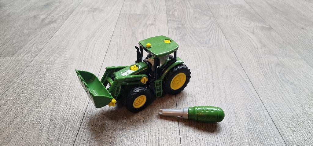 John Deere tractor met schroevendraaier, Ophalen of Verzenden, Zo goed als nieuw