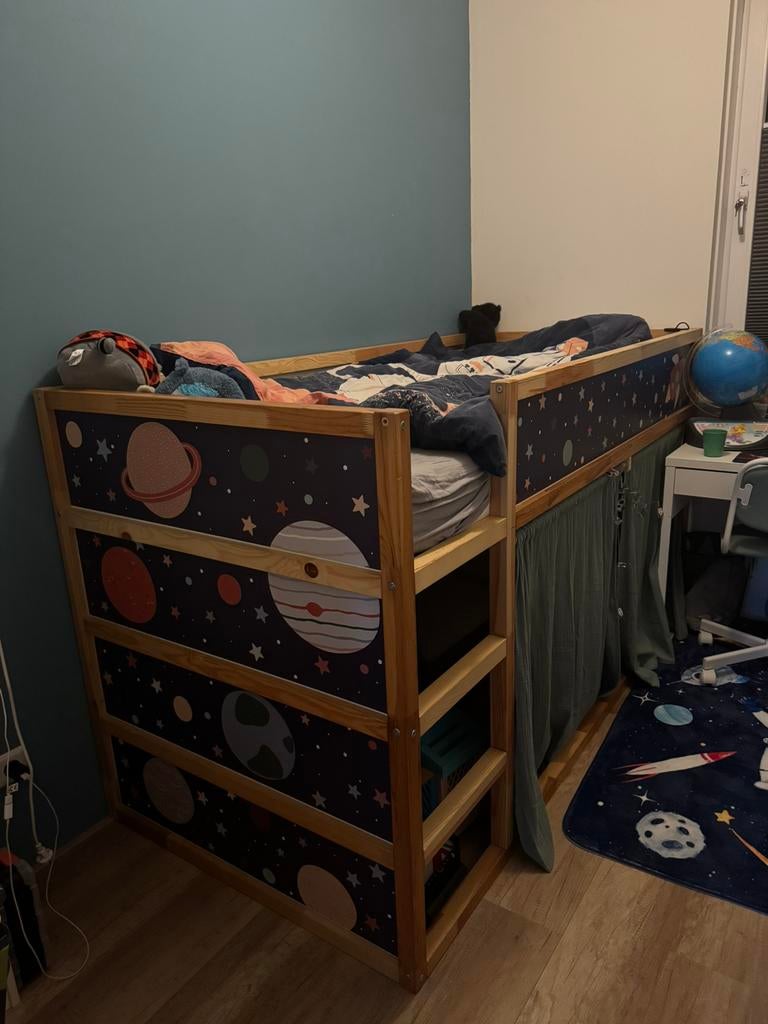 Ikea kura bed, Ophalen of Verzenden, Zo goed als nieuw, 180 cm of meer, 85 tot 100 cm