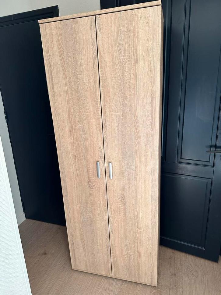 Kast Inca 2-deurs - eikenkleur - leenbakker, Huis en Inrichting, Kasten | Kledingkasten, Gebruikt, 150 tot 200 cm, 50 tot 100 cm