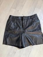 BY-BAR Leren Short - Zwart - 100% Echt Leer - Maat XL, Kleding | Dames, Broeken en Pantalons, By bar, Kort, Verzenden, Zwart
