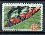 Australie 2003 Tasmanie 100 jaar Trein, Verzenden, Gestempeld, Treinen