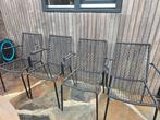4 Greenbird tuinstoelen Palermo zwart, Ophalen, Zo goed als nieuw, Overige materialen, 2 zitplaatsen