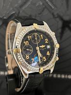 Breitling Chronomat B13050.1 39mm Staalgoud, Leer, Breitling, Polshorloge, Ophalen of Verzenden
