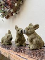 Paashaasjes/Konijntjes Flock - 4 stuks!, Ophalen of Verzenden, Zo goed als nieuw