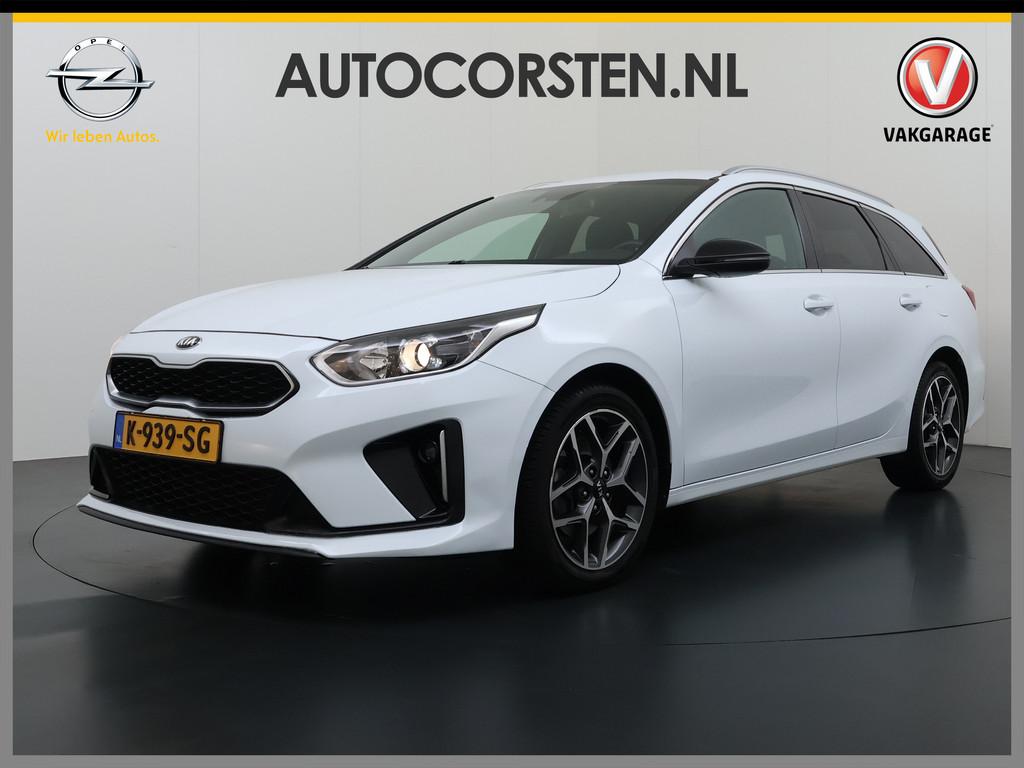 Kia Ceed Sportswagon T-120PK GT-Line Camera Apple Carplay/An, Voorwielaandrijving, Gebruikt, Leder en Stof, Wit