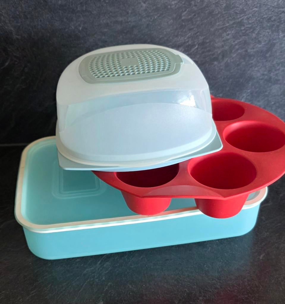 Tupperwareset gebruikt, Ophalen of Verzenden, Gebruikt, Overige typen